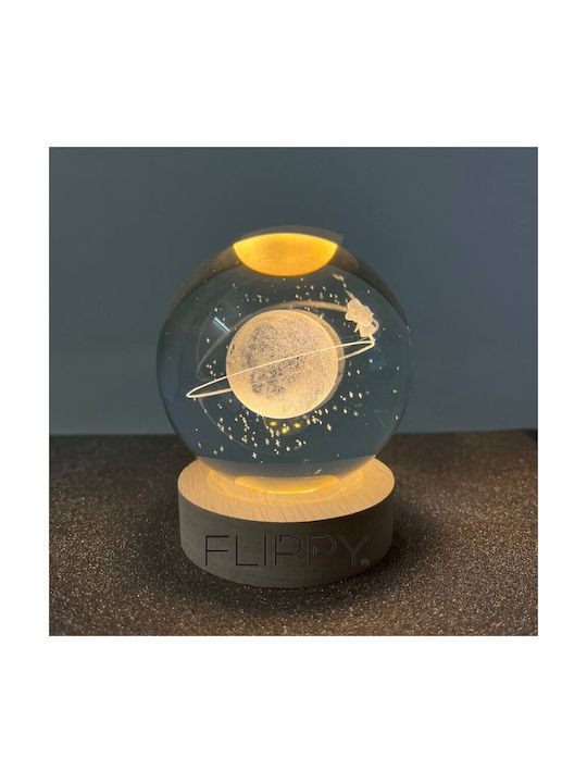 Alista Home Διακοσμητικό Φωτιστικό LED Θερμό Λευκό Crystal Ball 3x3εκ.