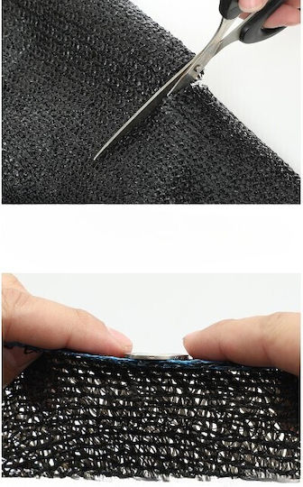 Black Shading Net 2 M Width 50 M Length Alista Home Uv Protection 80-90% Shading Rate