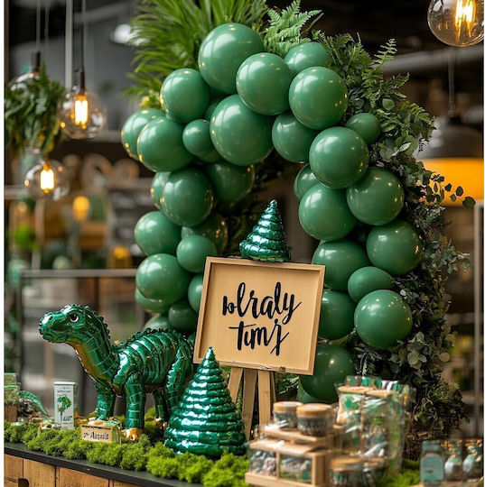 Σετ 12 Μπαλόνια Γενεθλίων Latex Πράσινα 25εκ.
