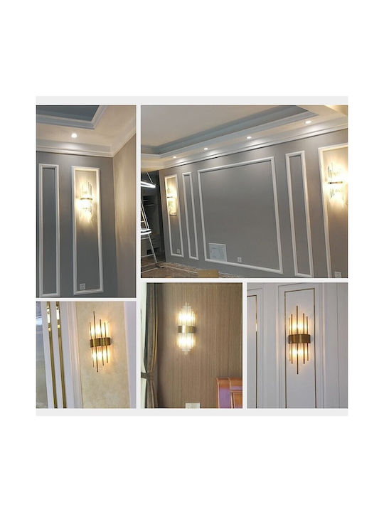 Alista Home Wandleuchte Mit Integrierter LED Gold 40x16cm Alista Home Wandleuchte Mit Integrierter LED Gold 40x16cm