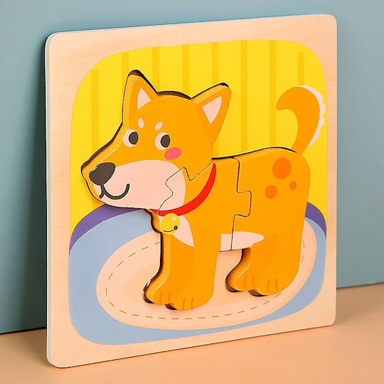 Puzzle Din Lemn Pentru Copii 3+ Ani 3 Piese Alista Home