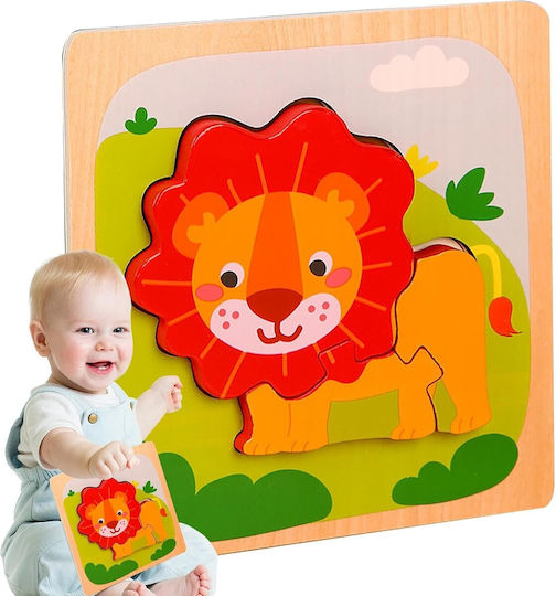 Puzzle Pentru Copii Din Lemn Pentru 3+ Ani 3 Piese Alista Home