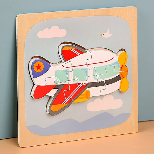 Ξύλινο Παιδικό Puzzle για 3+ Ετών 6pcs Alista Home