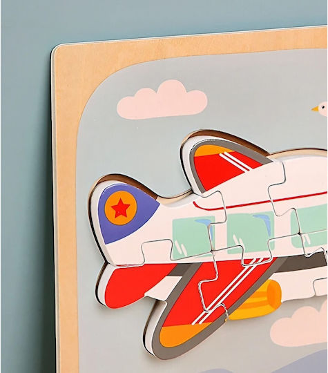 Ξύλινο Παιδικό Puzzle για 3+ Ετών 6pcs Alista Home