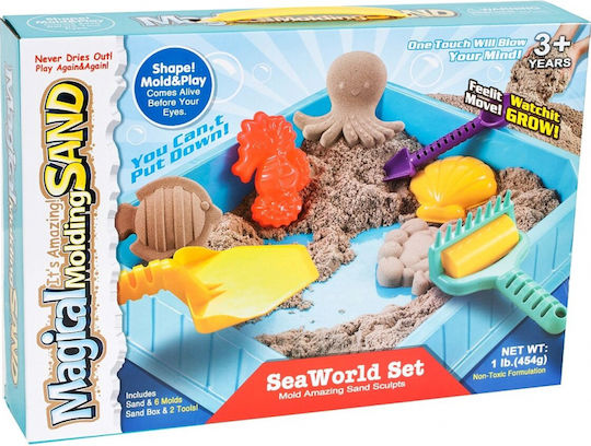 MalPlay Jucărie De Construcții Cu Nisip Set Seaworld Pentru Copii 3+ Ani