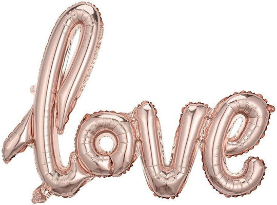 Valentine's Day Foil Jumbo Balloon Rose Gold 102cm