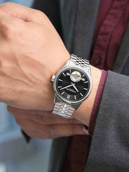 Raymond Weil Freelancer Ρολόι Αυτόματο με Μεταλλικό Μπρασελέ