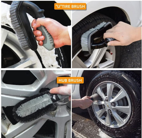 Alista Home Set de Spălare pentru Anvelope Auto cu 9 Bucăți