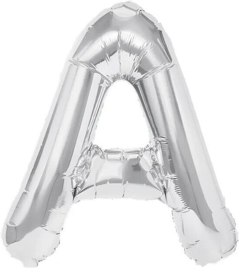 Buchstabe Α Folie Jumbo Silber 80cm