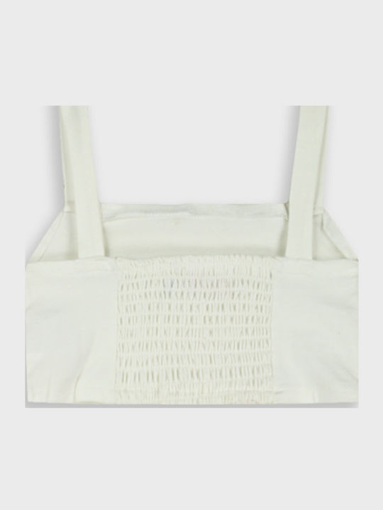 Energiers Kinderoberteile Crop Top Ecru
