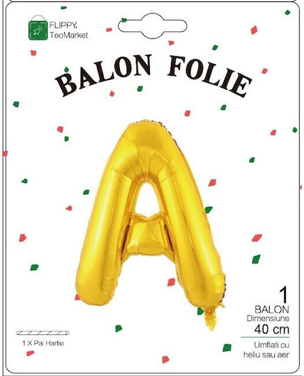 Γράμμα Α Foil Χρυσό 40εκ.