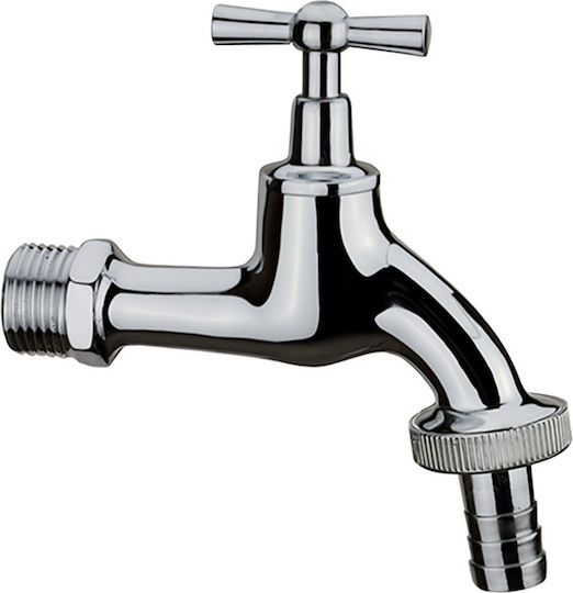 Angular Valve Remer Rubinetterie 200t34 3/4" Chrome-plated Brass Exposed Installation Glossy Finish