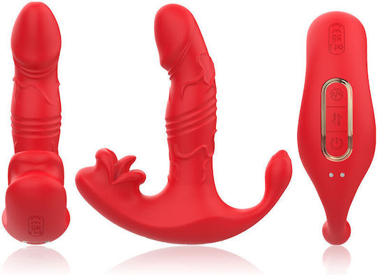 Armony Analvibrator mit Vibration Kabellos Roter