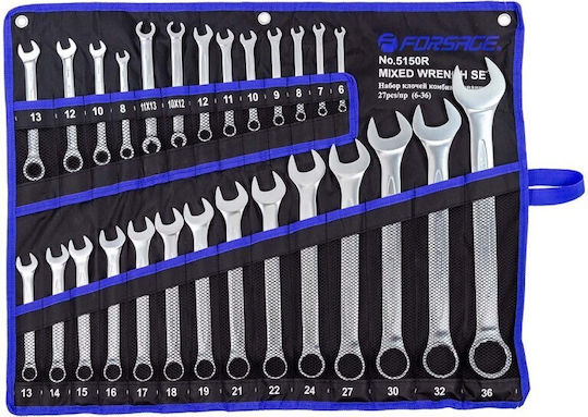 Combination Wrench Set 6 – 36 Mm 27 Pieces Forsage
