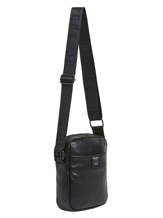 Urban Wolf Brant Herren Tasche Schulter / Crossbody Schwarz