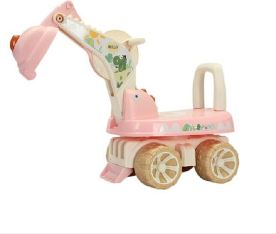 Alista Home Excavator Mașină Ride On Pentru 12+ Luni Cu Sunete Roz