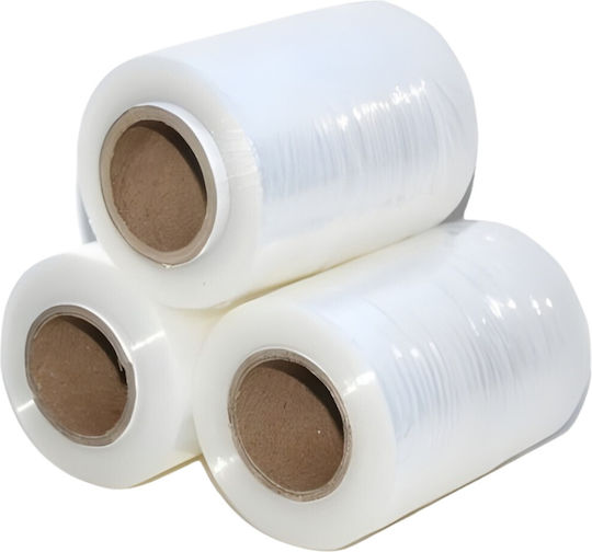 Set 48 Role Mini Film Elastic Manual 12.5 Cm 0.38 Kg Ambalare Împachetare Transparentă