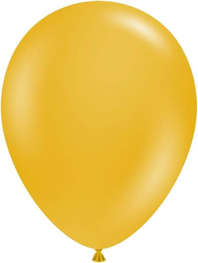 Set 12 Baloane Zi De Naștere Latex Galbene 30 cm