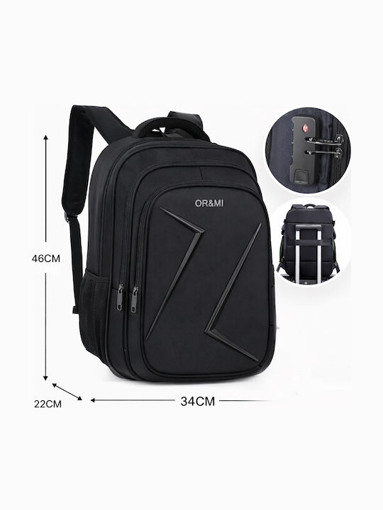 Ormi Backpack Μαύρο