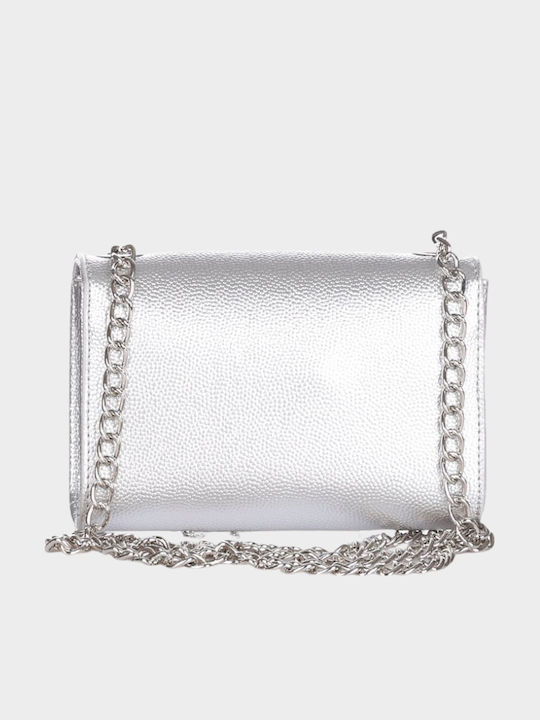 Valentino Bags Argento Γυναικεία Τσάντα από Συνθετικό Δέρμα Valentino Bags Argento Γυναικεία Τσάντα από Συνθετικό Δέρμα