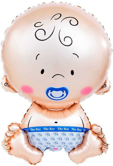Alista Home Luftballon Geburt Baby Folie Jumbo Blau 73cm