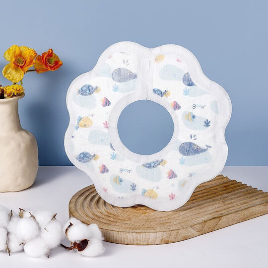 Alista Home Babici Pentru Bebeluşi Impermeabilă Material Textil Cu Autocolant Alb/Albastru 10 Bucăți