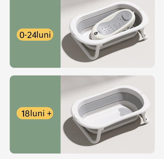 Alista Home Folding Baby Bath Gray