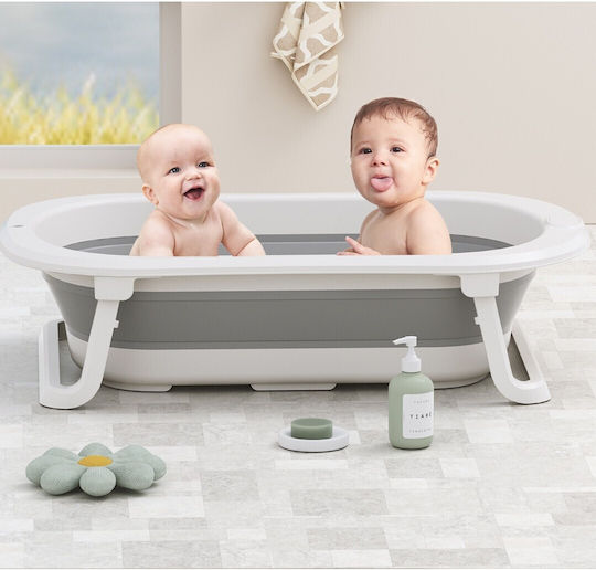 Alista Home Folding Baby Bath Gray