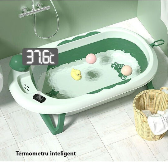 Alista Home Cadă Pliabilă pentru Bebeluși cu Termometru Verde