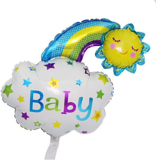 Baptism Balloon Foil Jumbo Blue 60cm