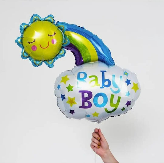 Baptism Balloon Foil Jumbo Blue 60cm
