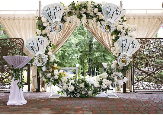 Wedding Foil Jumbo White Balloon 60cm