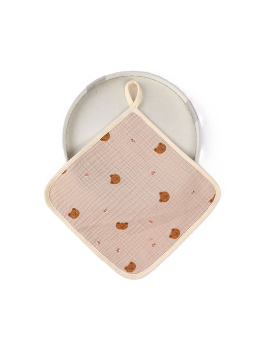 Alista Home Umărul Burp Cloth Bumbac Ecru 25x25 cm