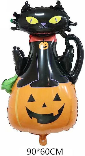 Σετ 5 Μπαλόνια Halloween Foil Πορτοκαλί Jumbo 90εκ.