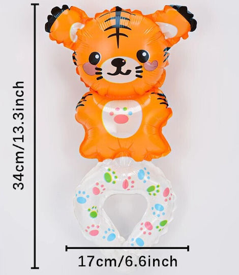 Geburtstags Luftballon Folie Braune 34cm