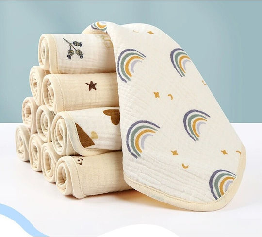 Alista Home Umărul Burp Cloth Bumbac Bej 25x25 cm