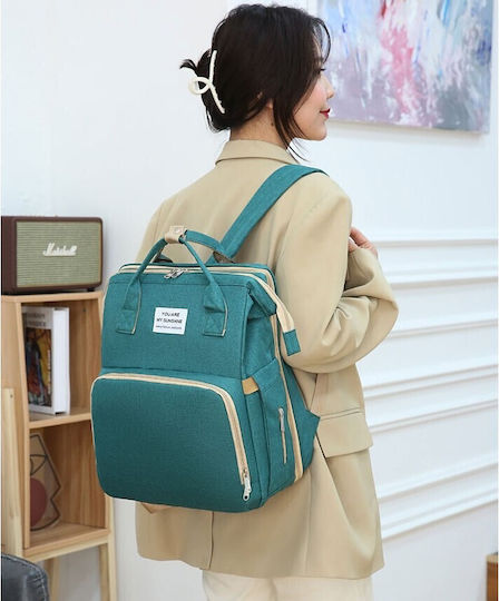 Alista Home Geantă Pentru Scutece Tip Rucsac Verde 42x32x22cm