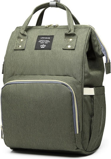 Alista Home Backpack Diaper Bag Green 43x18x26cm