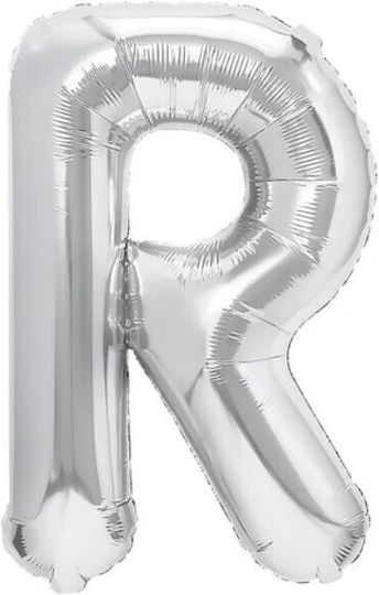 Buchstabe R Folie Silber 40cm
