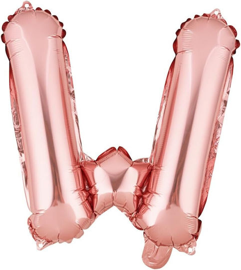 Scrisoare W Folie Rose Gold 40 cm