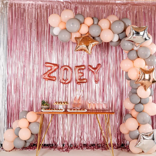 Buchstabe E Folie Rose Gold Luftballons 40cm