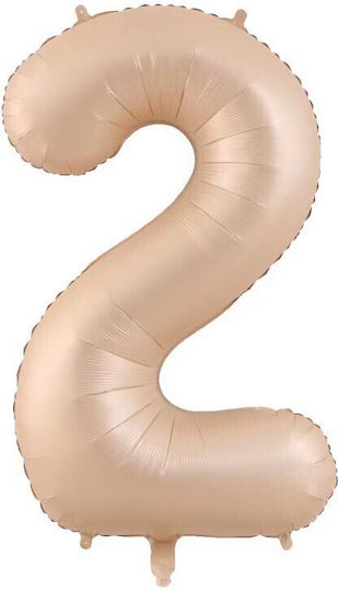 Number Foil Jumbo Transparent 100cm