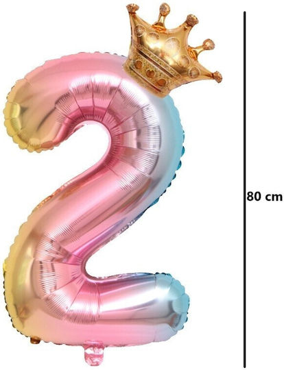 Anzahl 2 Folie Jumbo Transparente 80cm