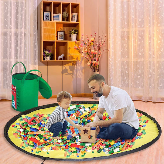 Alista Home Coș De Depozitare Pentru Copii Din Țesătură Verde 140x140cm