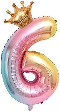 Număr 6 Folie Jumbo Transparent 80 cm