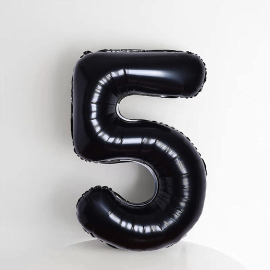 Număr 5 Folie Jumbo Neagră 100 cm