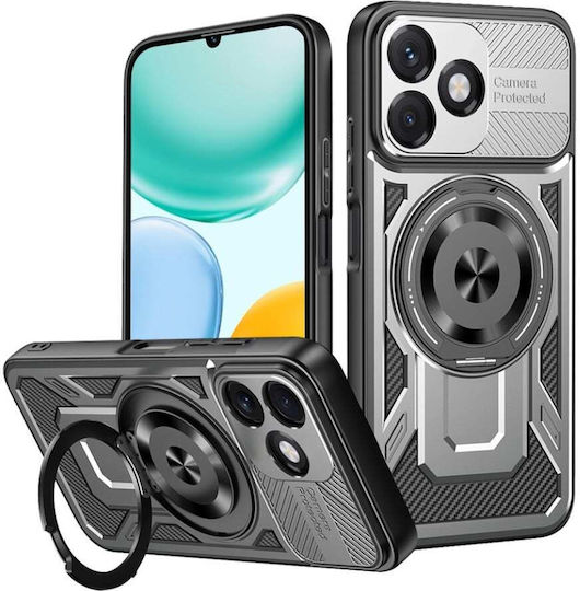 Magnetic 360 Full Cover Gri Honor X5C Plus