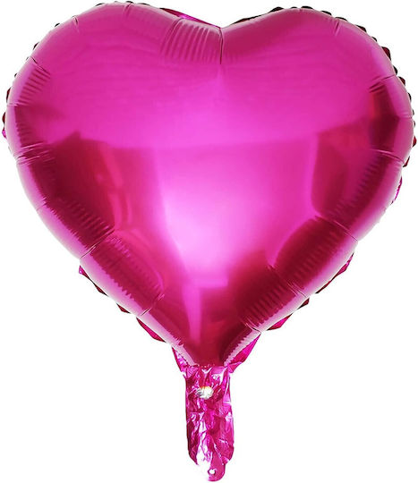Balon Inimă Folie Roz 40 cm