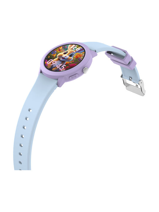Ice Watch Ice Smart Junior Rd 3.0 Кръгъл Смарт Часовник Модел Силиконова Каишка Лилав Ice Watch Ice Smart Junior Rd 3.0 Кръгъл Смарт Часовник Модел Силиконова Каишка Лилав