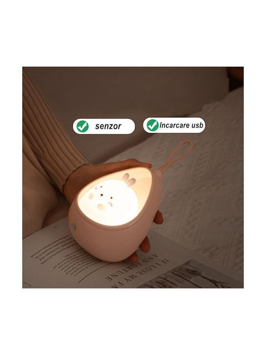 Alista Home Lămpi De Veghe Pentru Copii Led Usb Alb Cu Senzor